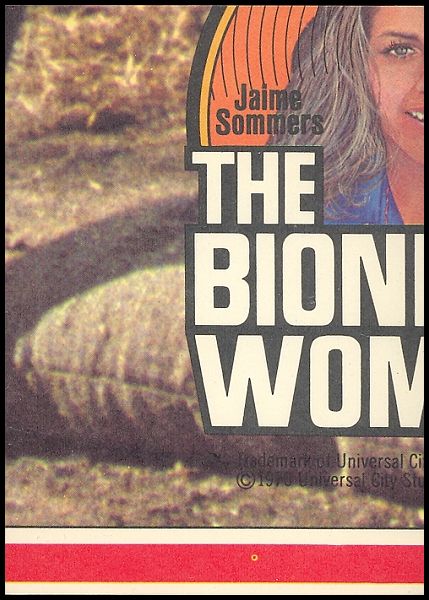 76DBW 1976 Donruss Bionic Woman